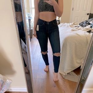 Free People Distressed Jeans